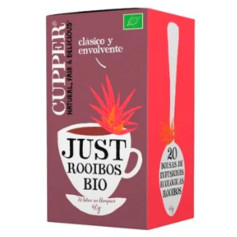 INFUSIÓN JUST ROOIBOS BIO 20 FILTROS CUPPER