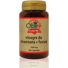 VINAGRE DE MANZANA + FUCUS 400Mg. 90 CÁPSULAS OBIRE