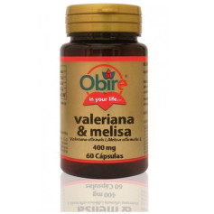 VALERIANA + MELISA 400Mg. 60 CÁPSULAS OBIRE