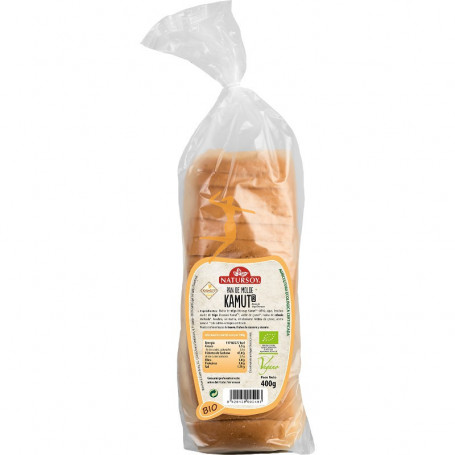 PAN DE MOLDE TIERNO KAMUT 400Gr. NATURSOY