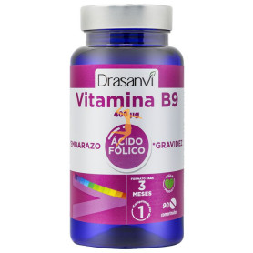 ÁCIDO FÓLICO 400Mcg. 90 COMPRIMIDOS DRASANVI