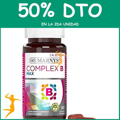 COMPLEX B MAX 60 CÁPSULAS MARNYS OFERTA 2 UD