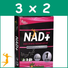 Pack 3x2 NAD+ 30 CÁPSULAS PINISAN