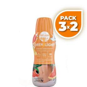 Pack 3x2 DRENALIGHT BARRIGA PLANA 600Ml. DIETMED