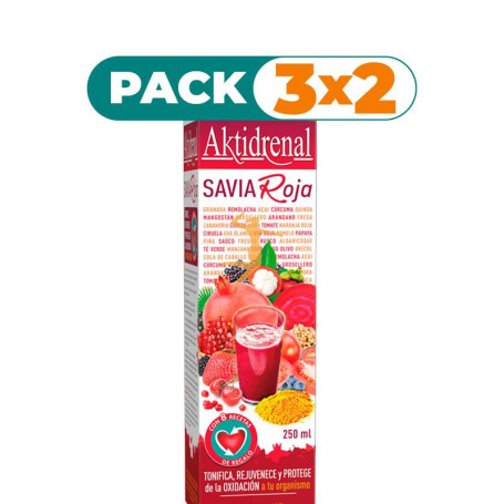 OFERTA 3x2 AKTIDRENAL SAVIA ROJA 250Ml. TONGIL
