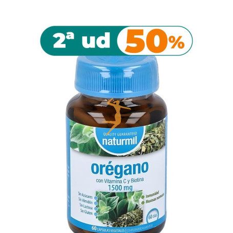 ORÉGANO COMPLEX 1500MG 60 CÁPSULAS NATURMIL OFERTA 2 UD