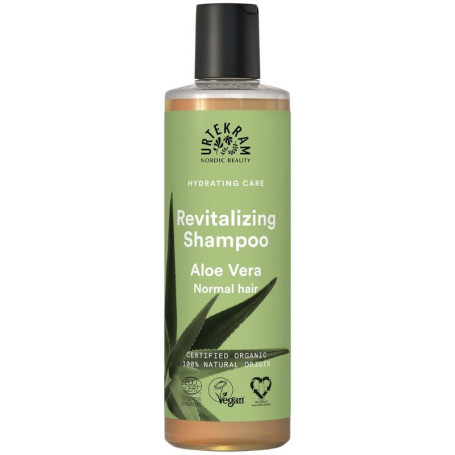 CHAMPÚ REVITALIZANTE DE ALOE VERA CABELLO NORMAL 250ML URTEKRAM