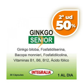 GINKGO SENIOR 30 CÁPSULAS INTEGRALIA OFERTA 2 UD