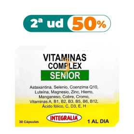 VITAMINAS COMPLEX SENIOR 30 CÁPSULAS INTEGRALIA OFERTA 2 UD