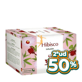 INFUSIÓN DE HIBISCO (FLOR DE JAMAICA) 20 BOLSITAS DIETMED OFERTA 2 UD