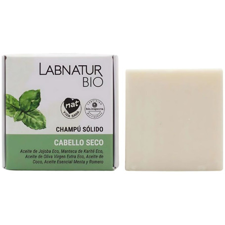 CHAMPÚ SÓLIDO CABELLO SECO BIO 75G LABNATUR