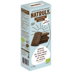 GALLETAS SABOR CACAO BIO 125G NATRULY