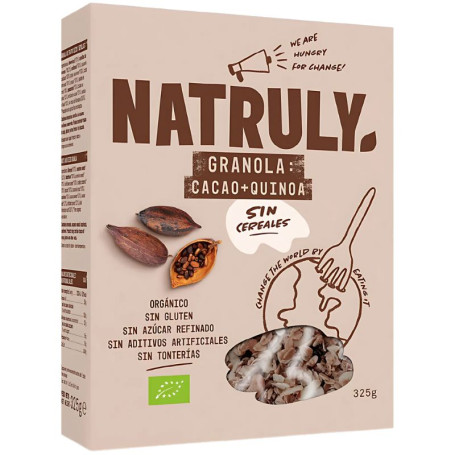 GRANOLA DE CACAO Y QUINOA BIO 325G NATRULY