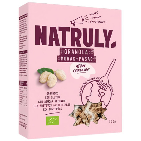 GRANOLA DE MORAS Y PASAS BIO 325G NATRULY