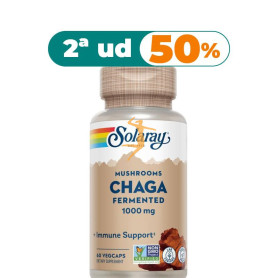 CHAGA FERMENTED 500 MG. - 60 VEGCAPS SOLARAY OFERTA 2 UD