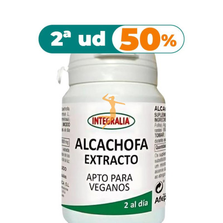 EXTRACTO DE ALCACHOFA 60 CÁPSULAS INTEGRALIA OFERTA 2 UD