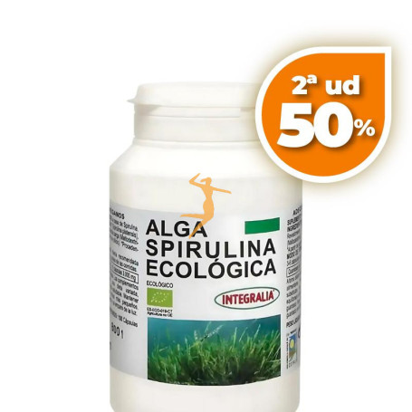 ALGA SPIRULINA ECO 100 CÁPSULAS INTEGRALIA OFERTA 2 UD
