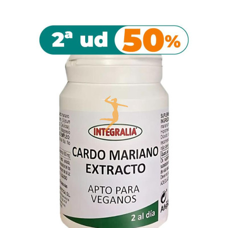 EXTRACTO DE CARDO MARIANO 60 CÁPSULAS INTEGRALIA OFERTA 2 UD