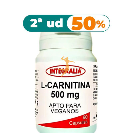 L-CARNITINA 500MG 60 CÁPSULAS INTEGRALIA OFERTA 2 UD