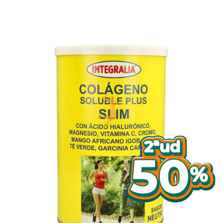 COLÁGENO SOLUBLE PLUS SLIM 400G INTEGRALIA OFERTA 2 UD