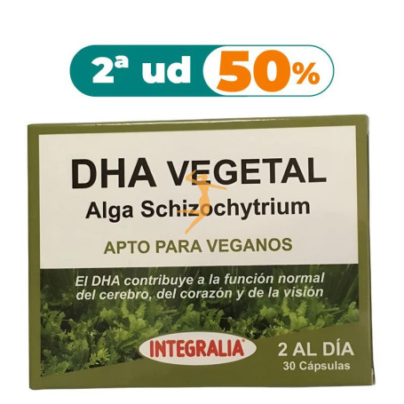 DHA VEGETAL 30 CÁPSULAS INTEGRALIA OFERTA 2 UD
