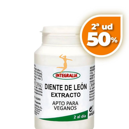 EXTRACTO DE DIENTE DE LEON 60 CÁPSULAS INTEGRALIA OFERTA 2 UD