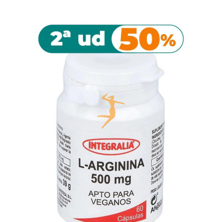L-ARGININA 500MG 60 CÁPSULAS INTEGRALIA OFERTA 2 UD