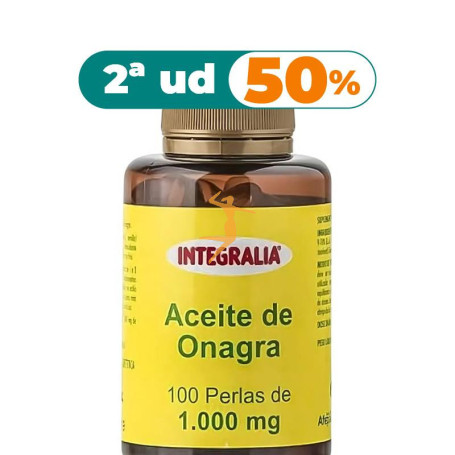 ACEITE DE ONAGRA 1000MG 100 PERLAS INTEGRALIA OFERTA 2 UD