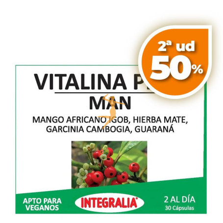 VITALINA PLUS MAN 30 CÁPSULAS INTEGRALIA OFERTA 2 UD