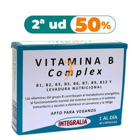 VITAMINA B COMPLEX 30 CÁPSULAS INTEGRALIA OFERTA 2 UD