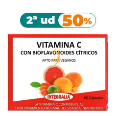 VITAMINA C CON BIOFLAVONOIDES 60 CÁPSULAS INTEGRALIA OFERTA 2 UD