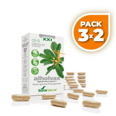 Pack 3x2 Alholvas 30 Cápsulas Soria Natural