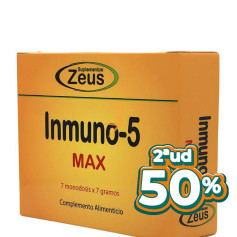 INMUNO-5 MAX 7 SOBRES ZEUS OFERTA 2 UD