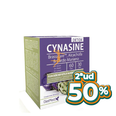 CYNASINE DETOX 60 CÁPSULAS DIETMED OFERTA 2 UD