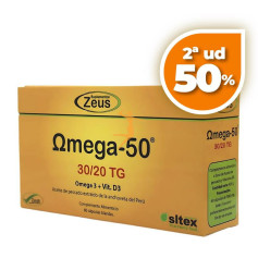 OMEGA-50 30/20 TG 60 CÁPSULAS ZEUS OFERTA 2 UD