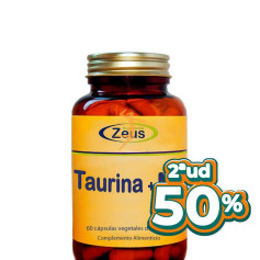 TAURINA + MG 60 CÁPSULAS VEGETALES ZEUS OFERTA 2 UD