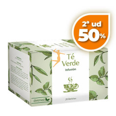 TÉ VERDE INFUSIÓN 20 SOBRES DIETMED OFERTA 2 UD