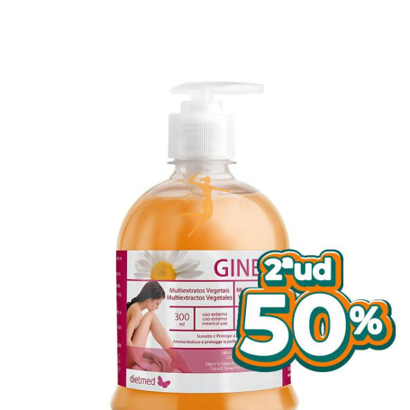 GINEX JABÓN ÍNTIMO LÍQUIDO 300ML DIETMED OFERTA 2 UD