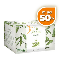 INFUSIÓN TÉ BLANCO 20 BOLSITAS DIETMED OFERTA 2 UD