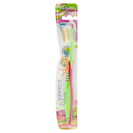 CEPILLO DENTAL NATURAL MEDIO YAWECO