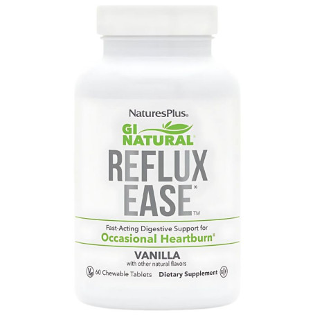 GI NATURAL REFLUX EASE 60 COMPRIMIDOS MASTICABLES NATURES PLUS
