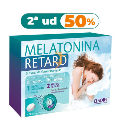 MELATONINA RETARD 30 COMPRIMIDOS ELADIET OFERTA 2 UD