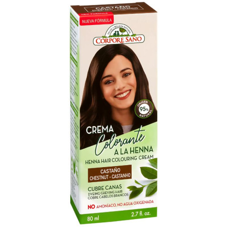 CUBRE CANAS HENNA CASTAÑO 80ML CORPORE SANO