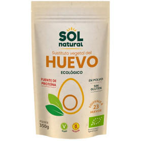 SUSTITUTO VEGETAL DEL HUEVO EN POLVO BIO 350G SOL NATURAL