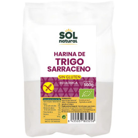 HARINA DE TRIGO SARRACENO SIN GLUTEN BIO 500G SOL NATURAL
