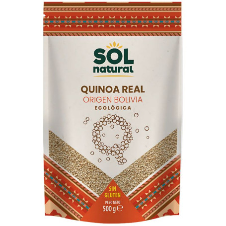 QUINOA REAL ORIGEN BOLIVIA SIN GLUTEN BIO 500G SOL NATURAL