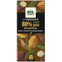 TABLETA CHOCOLATE 80% CON ERITRITOL BIO 70G SOL NATURAL