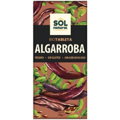 TABLETA ALGARROBA BIO 70G SOL NATURAL