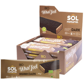 WHA! FEEL SNACK DE ESPELTA BAÑADO EN CACAO BIO 40G SOL NATURAL