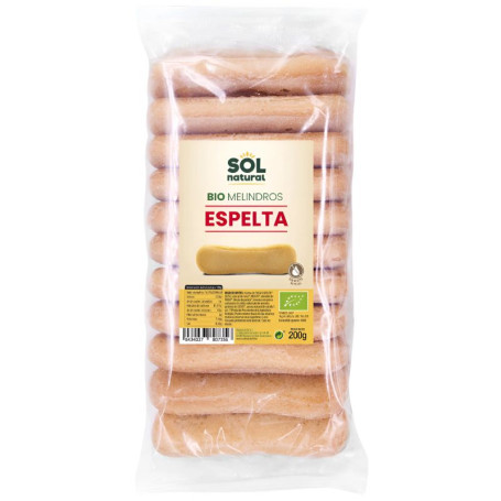 MELINDROS DE ESPELTA BIO 200G SOL NATURAL